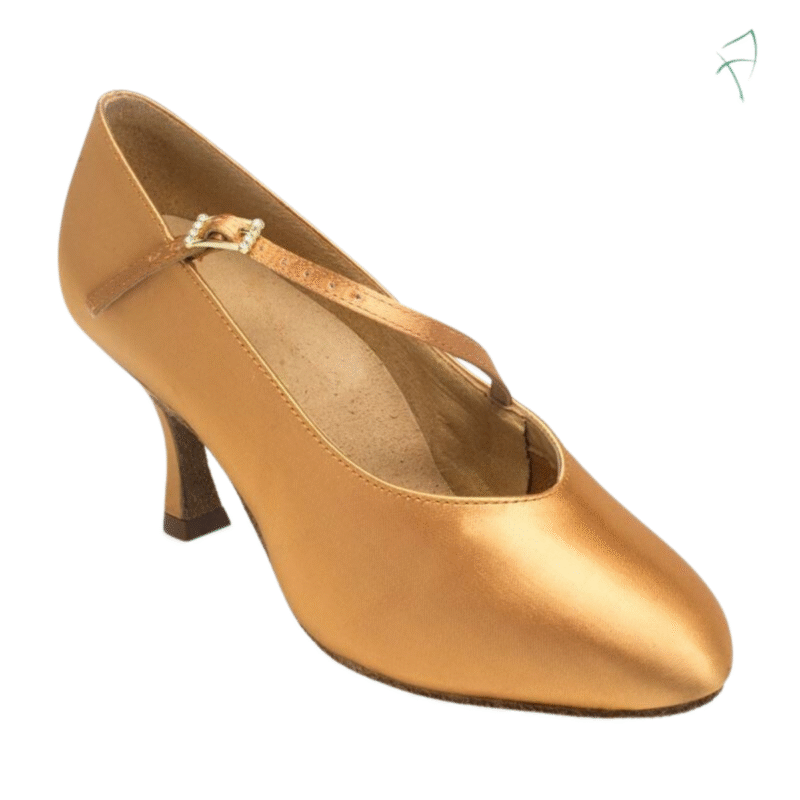 Ray Rose Rockslide Παπούτσια Ballroom Γυναικεία Flesh Satin με Τακούνι 5εκ. [116A]