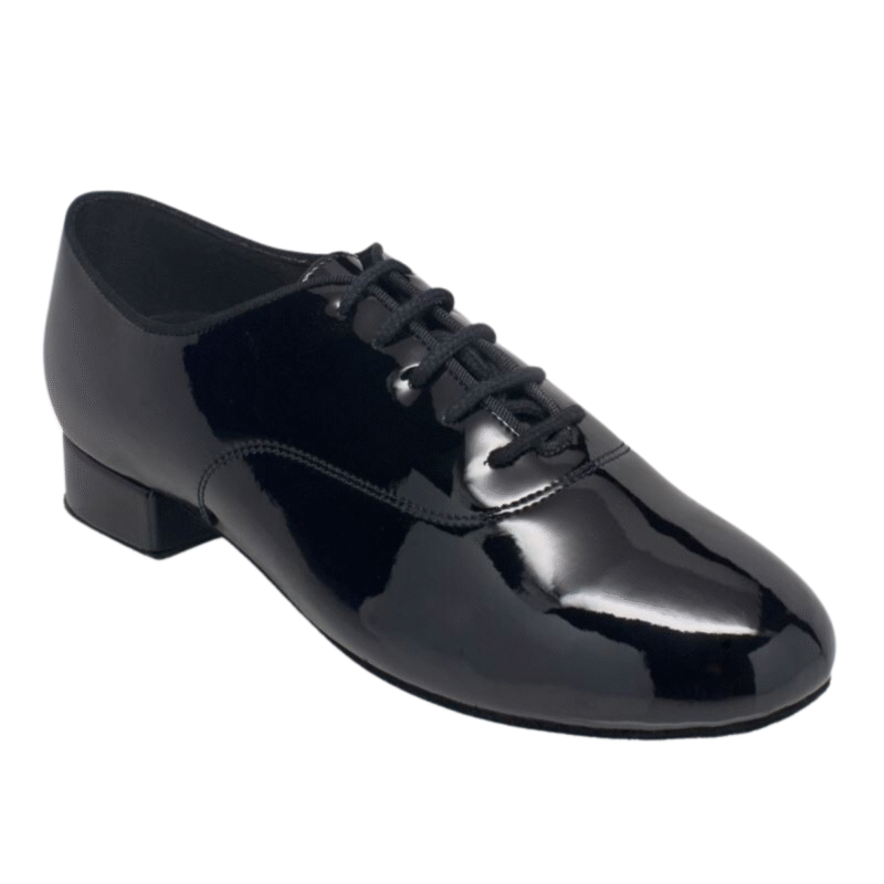 Ray Rose Sandstorm Black Patent Δερμάτινα Παπούτσια Latin Ανδρικά [330]