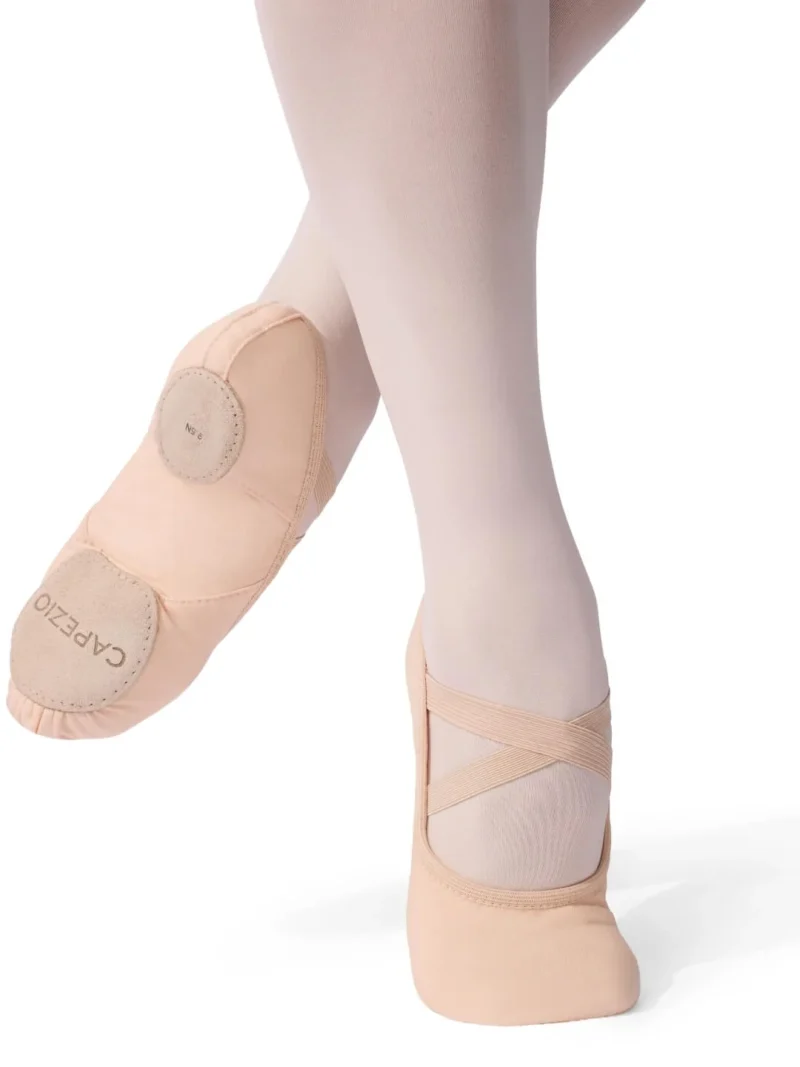 Capezio Hanami Παπούτσια Μπαλέτου από Ελαστικό Καμβά [2037W]