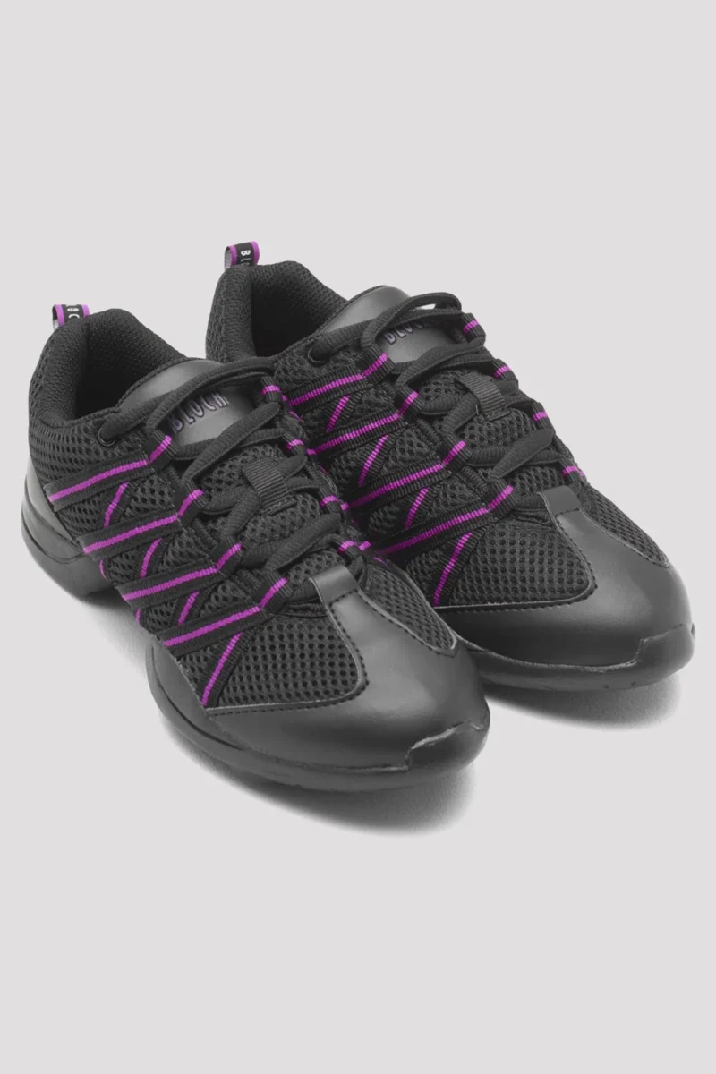 Bloch Criss Cross Dance Sneakers Μαύρο & Μοβ [S0524L]